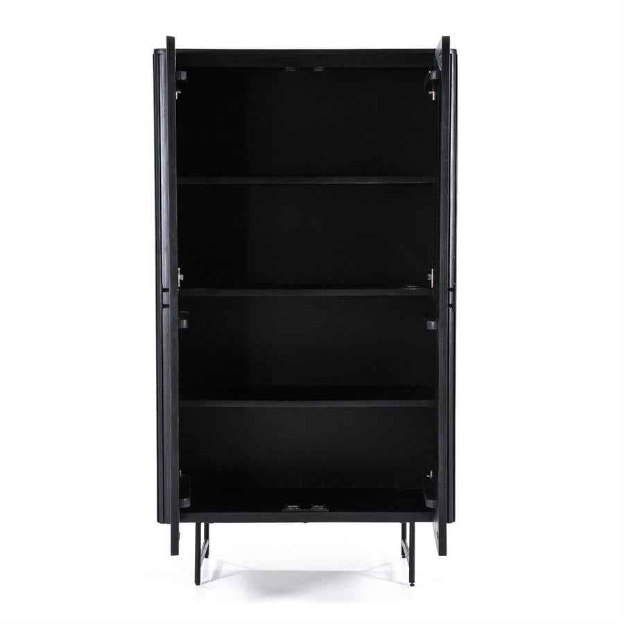 Cabinet Remi 2drs - black