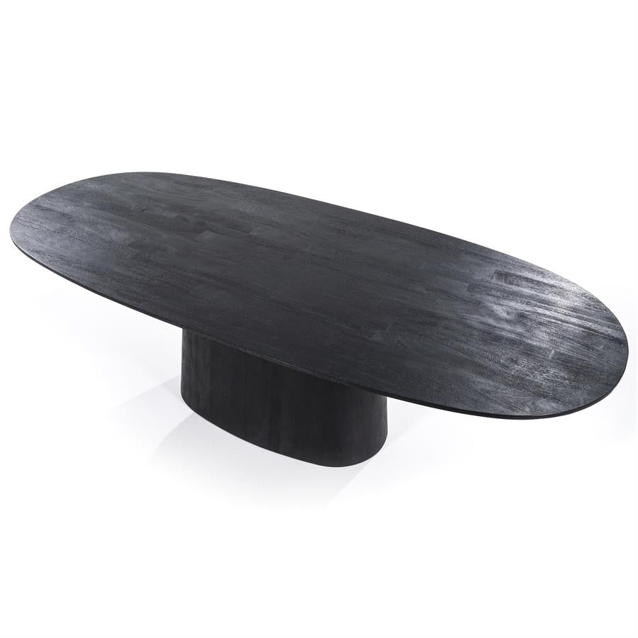 Dining table Aron 300x110 - black