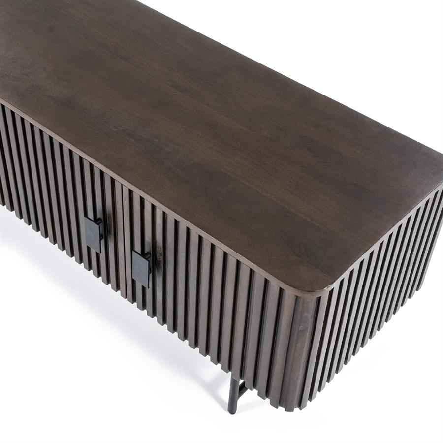TV Cabinet Remi 6drs - brown