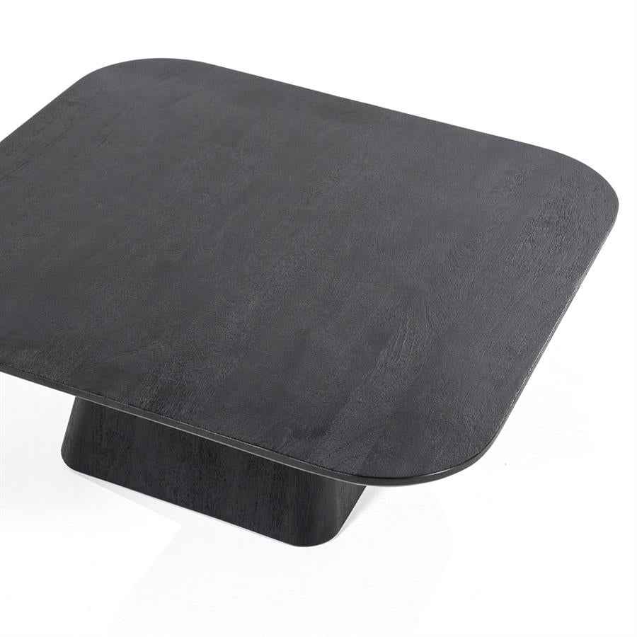 Coffee table Aron 80x80 - black