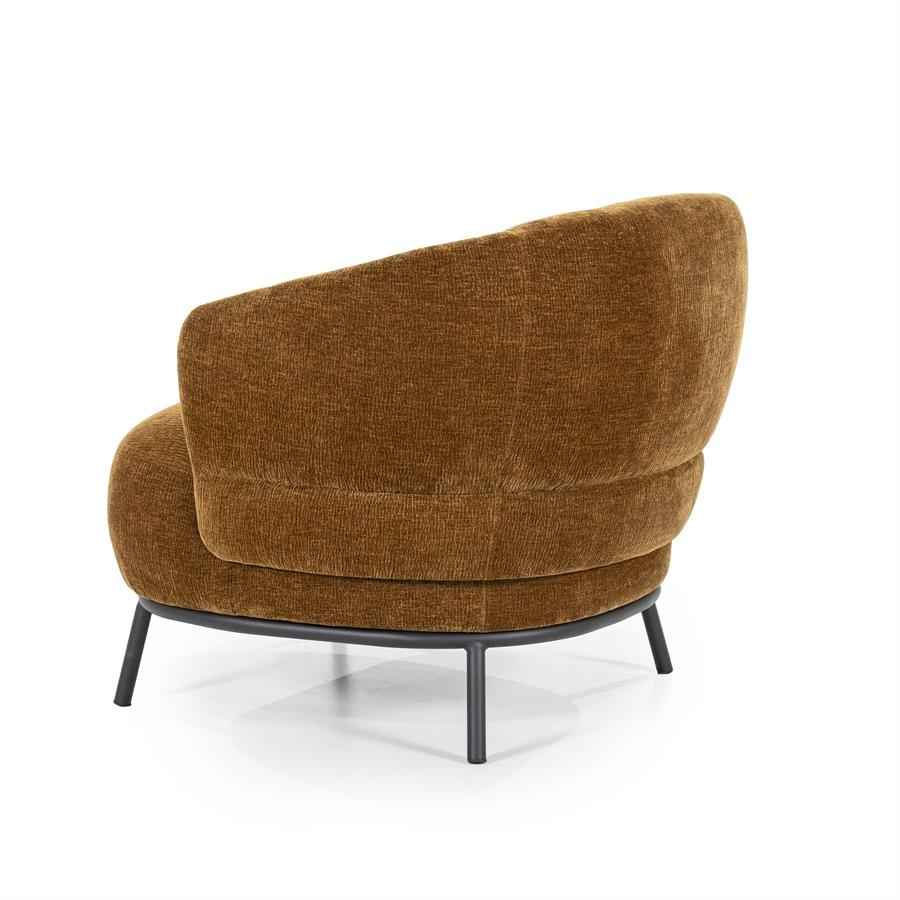 Armchair David - mustard Safari
