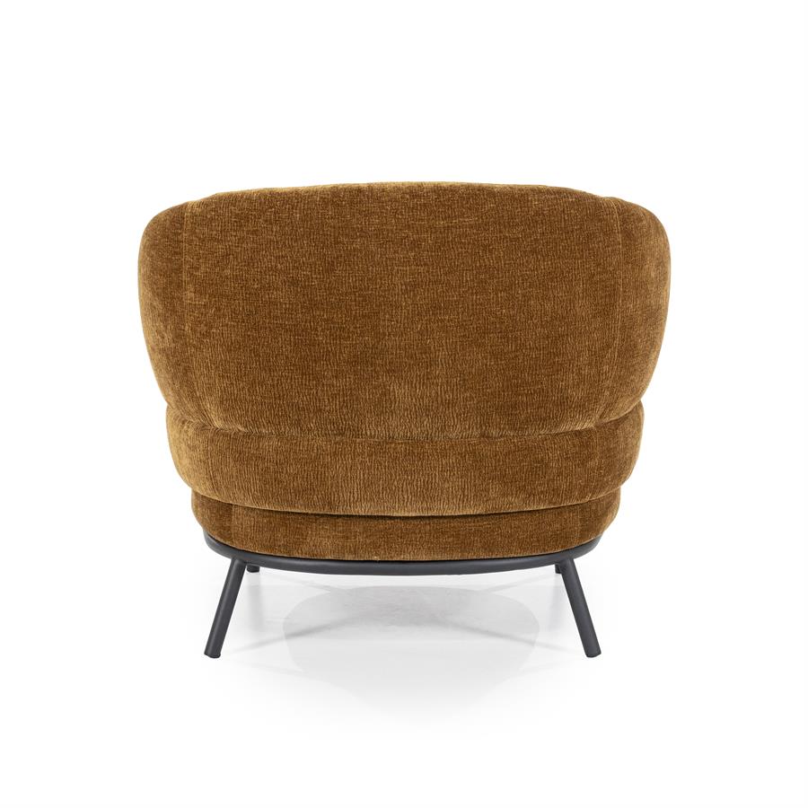 Armchair David - mustard Safari