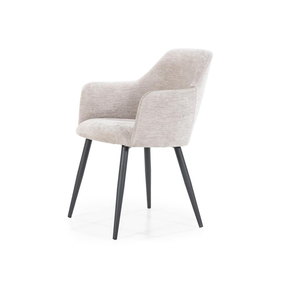 Chair Esmee with armrest - beige Mellow