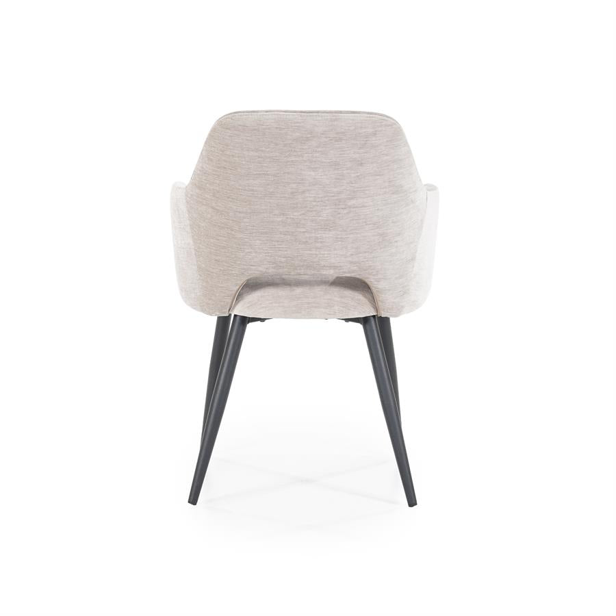 Chair Esmee with armrest - beige Mellow