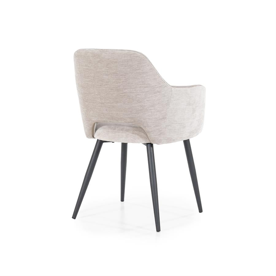 Chair Esmee with armrest - beige Mellow