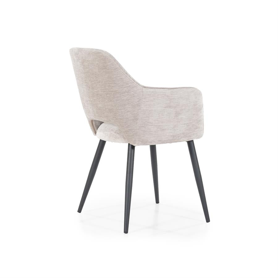 Chair Esmee with armrest - beige Mellow