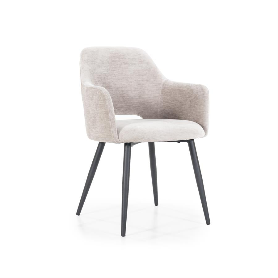 Chair Esmee with armrest - beige Mellow