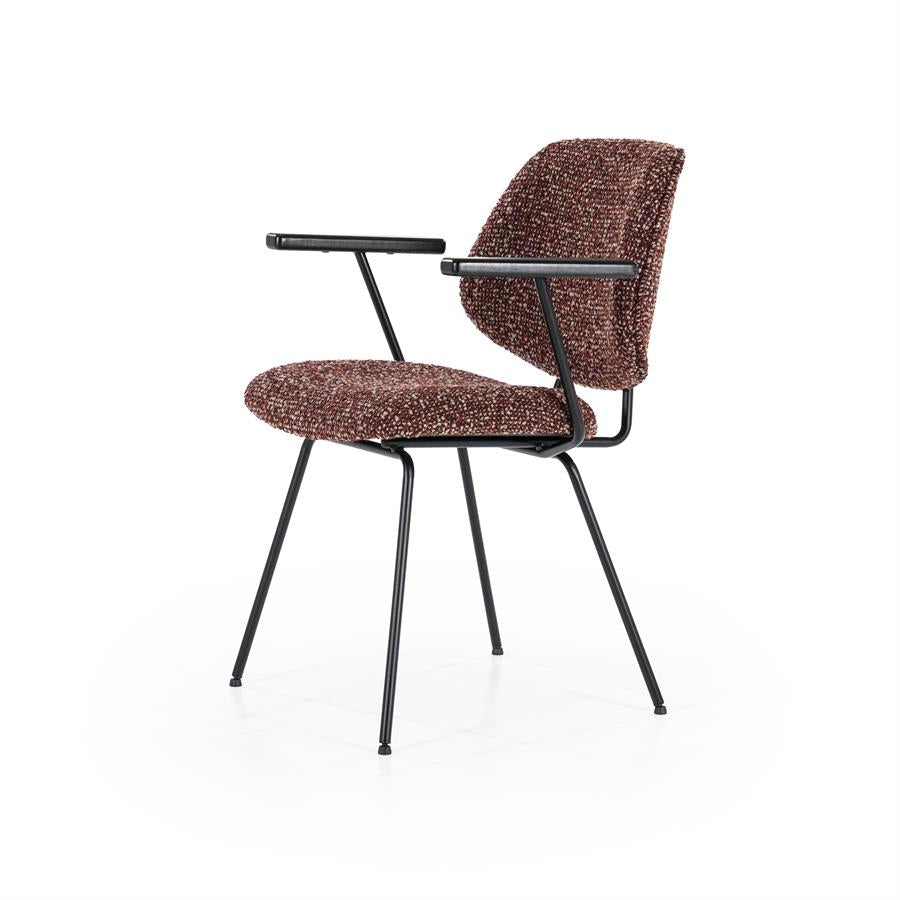 Chair Jon with armrest - beige Maywood