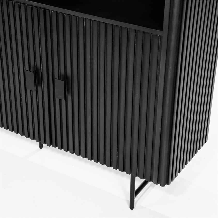 Wall cabinet Remi - black