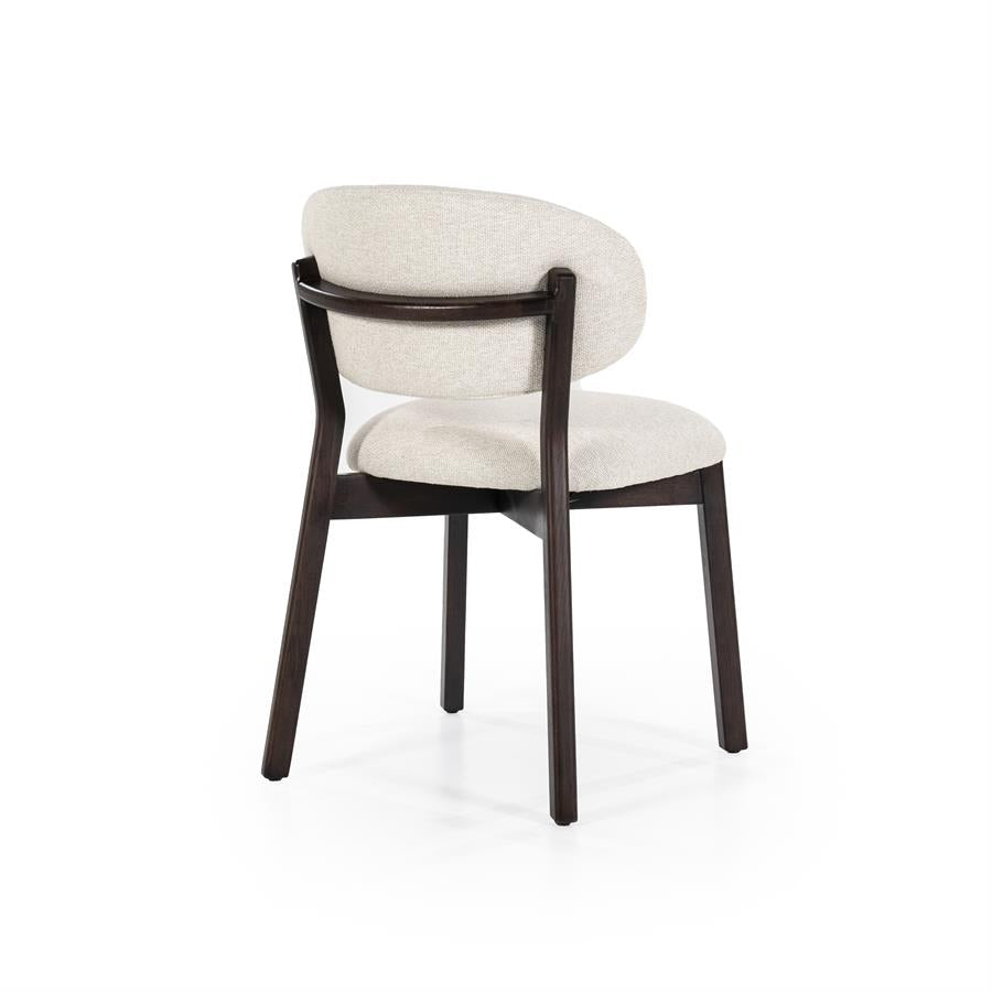 Chair Mikky brown - beige Moon