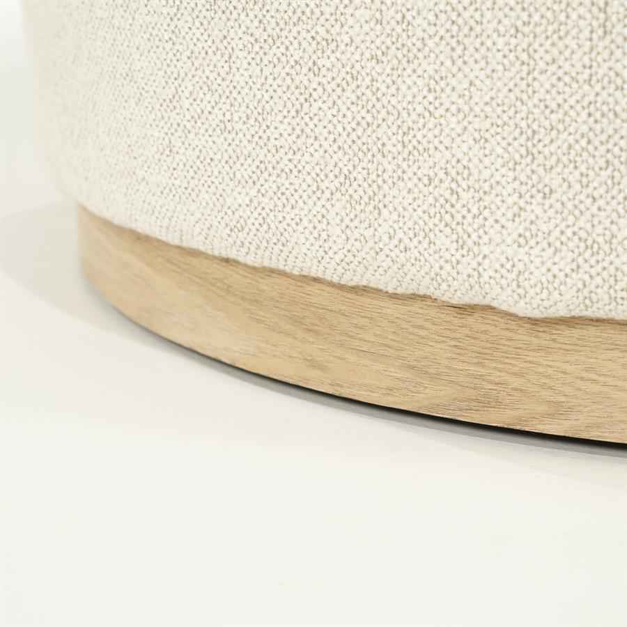 Pouf Avah large - beige Mantz