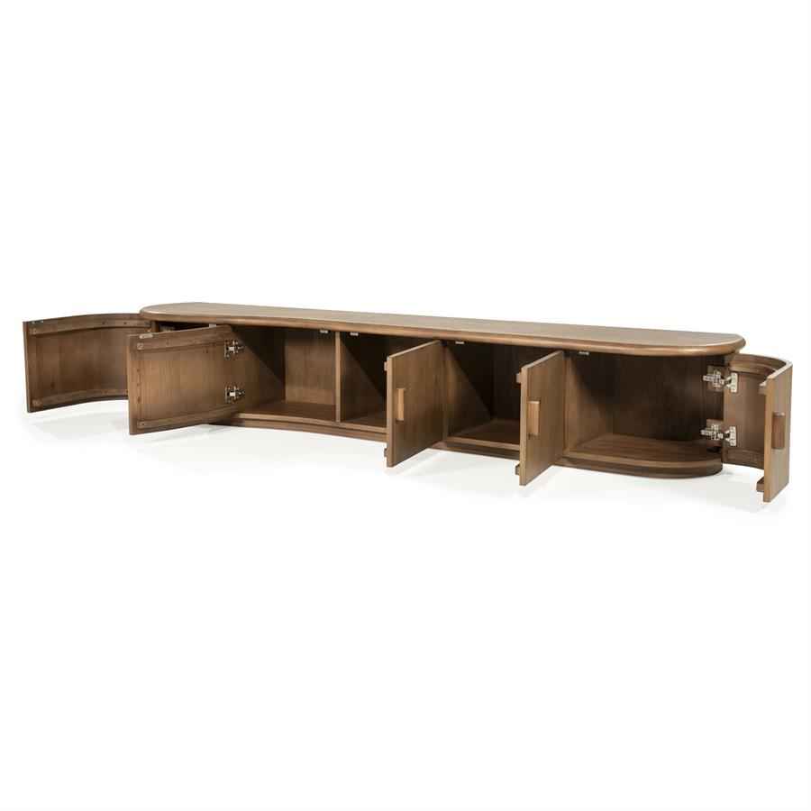TV cabinet Josh 240 cm - brown
