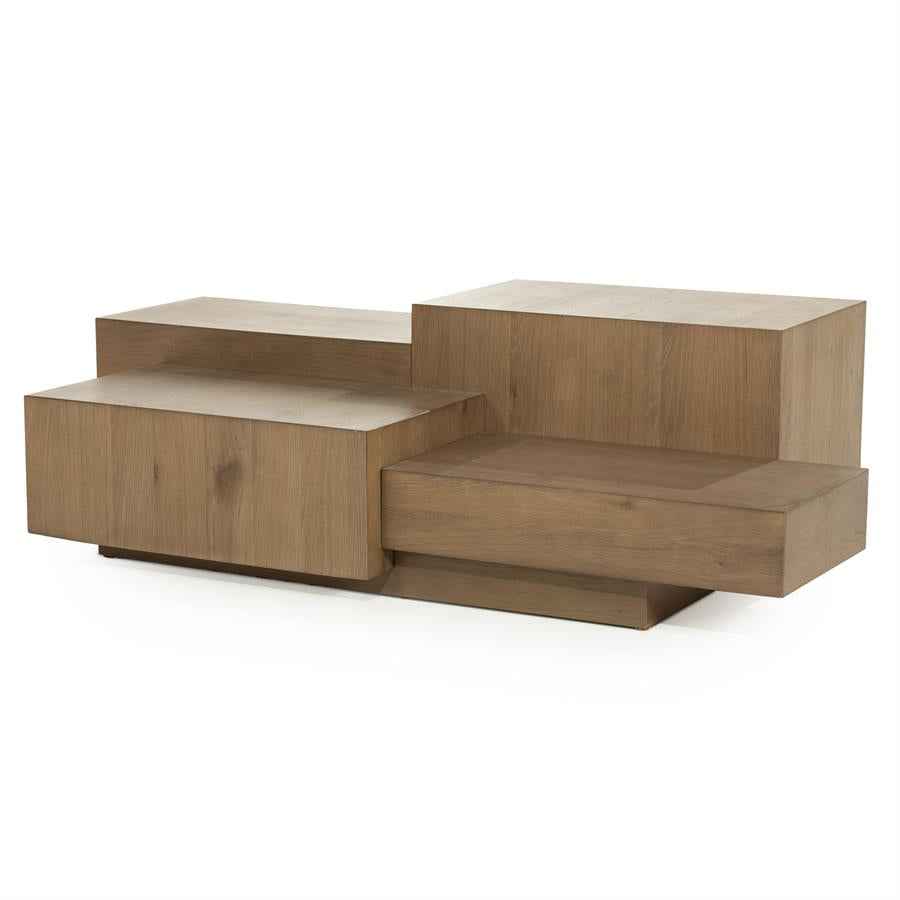 Coffee table Quinten rectangular - brown