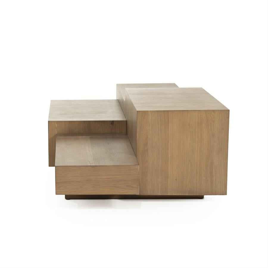Coffee table Quinten rectangular - brown