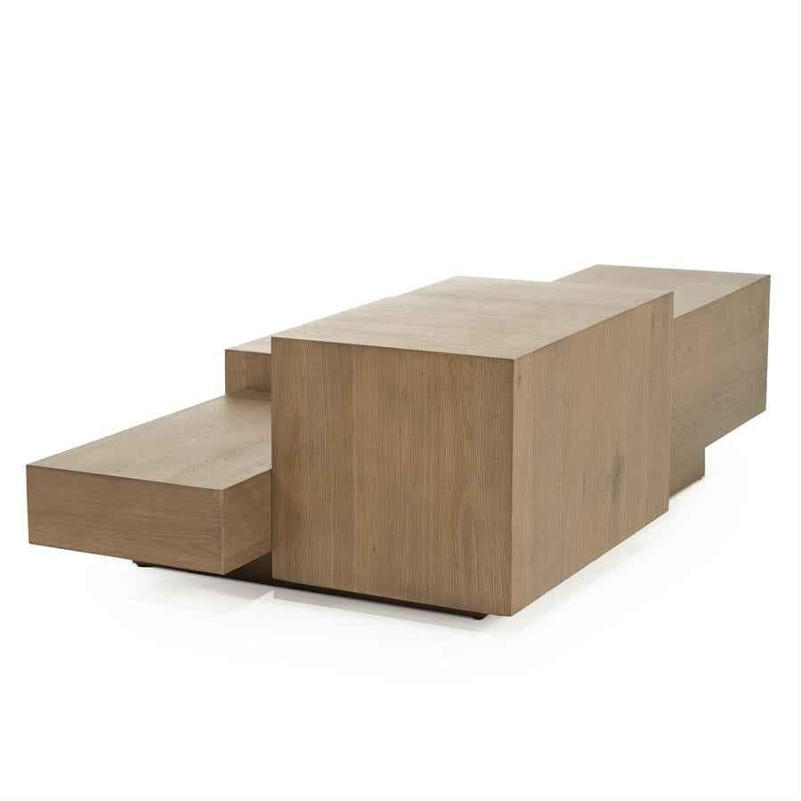 Coffee table Quinten rectangular - brown