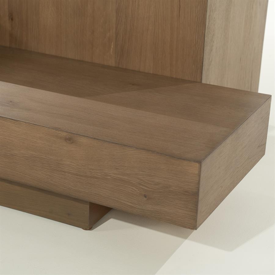 Coffee table Quinten rectangular - brown