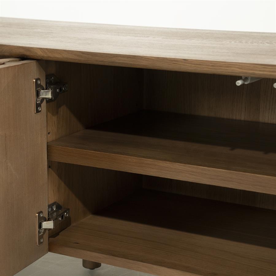 TV cabinet Jake 4 drs. - brown