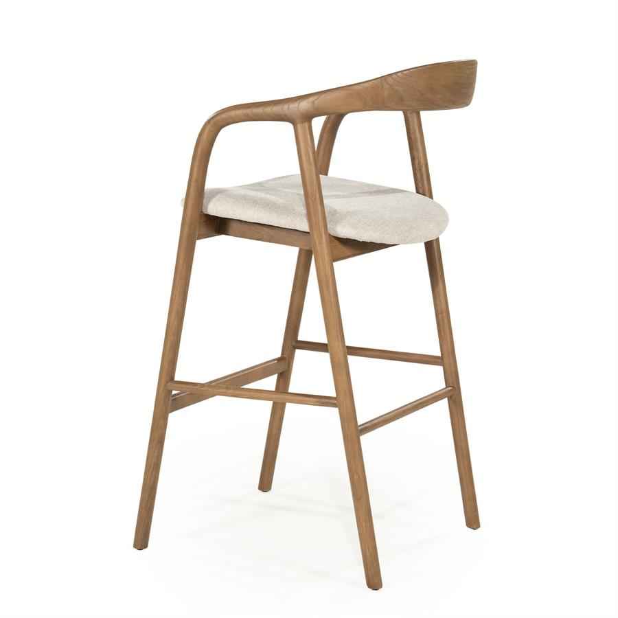 Bar stool Rayven - light brown
