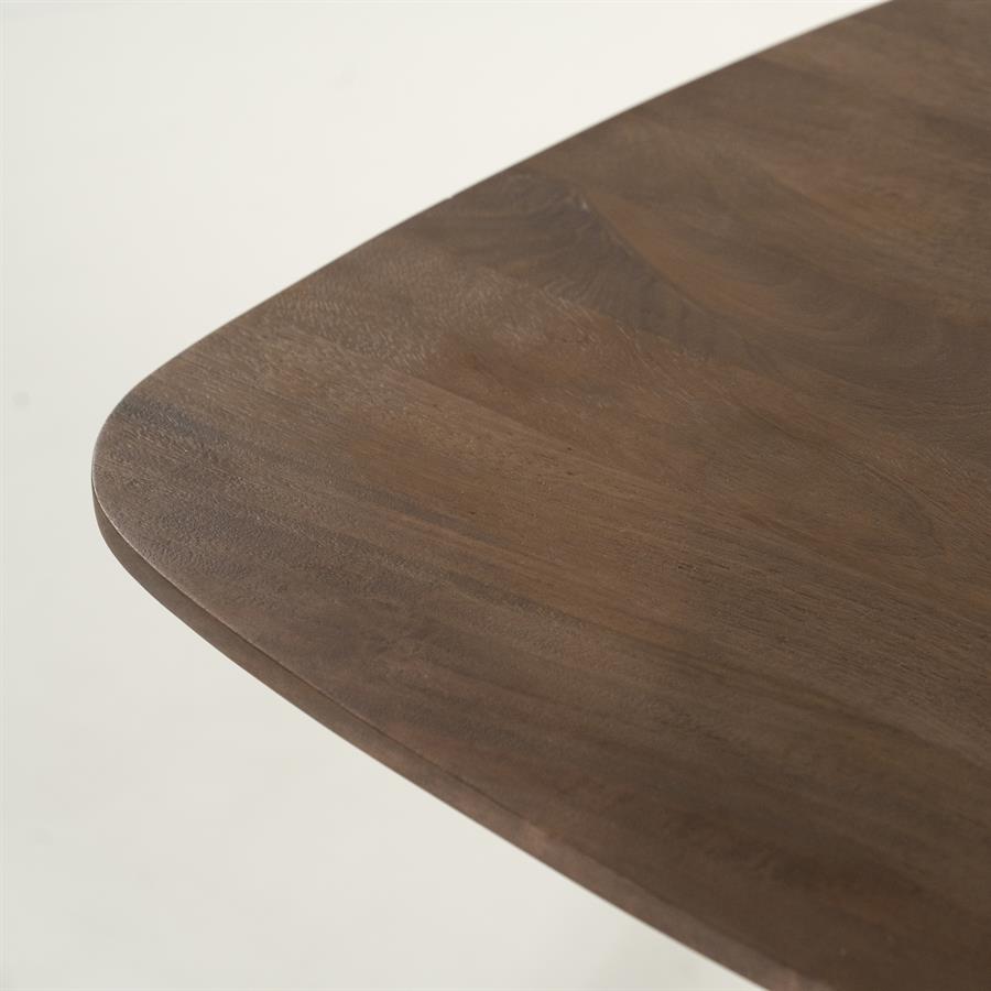 Dining table Aron 80x80 - light brown