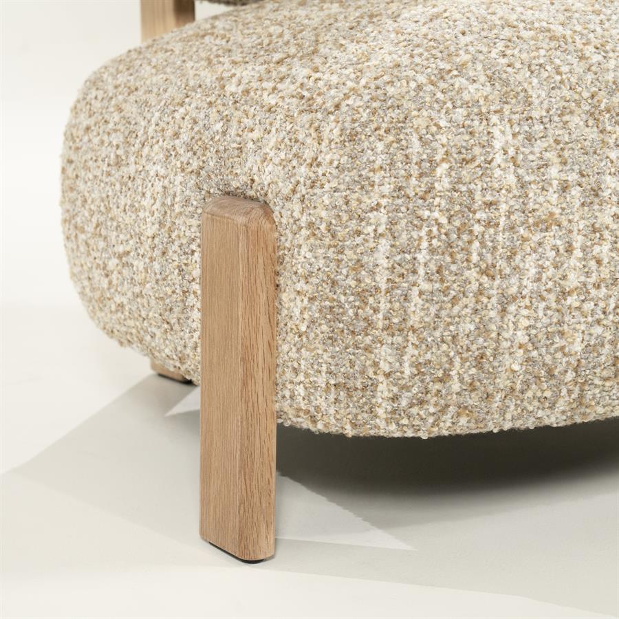 Armchair Reza natural - beige Bay