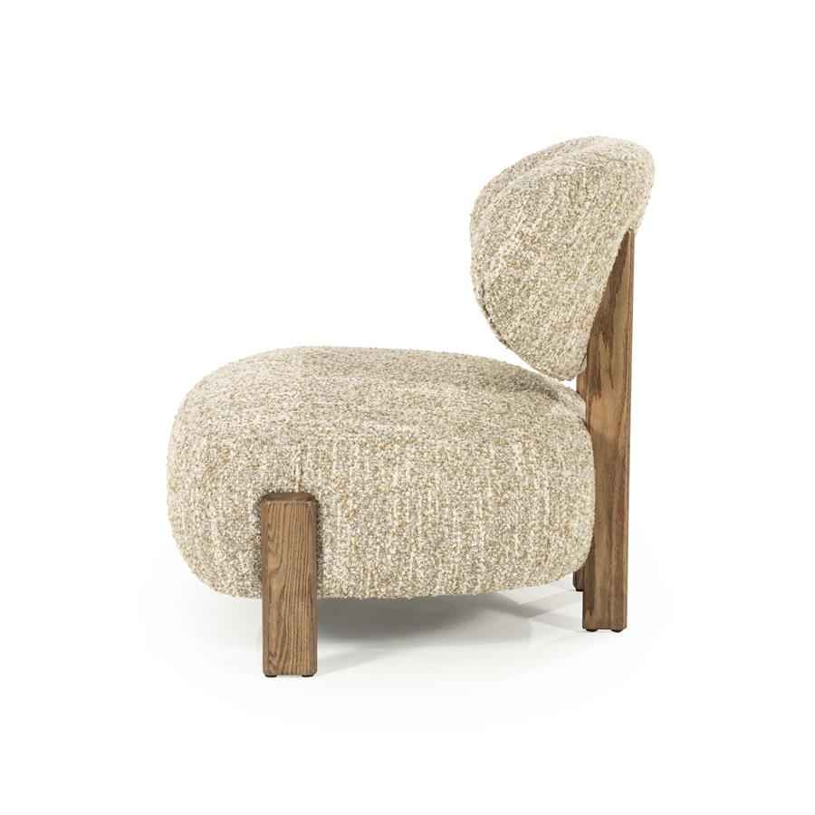 Armchair Reza brown - beige Bay