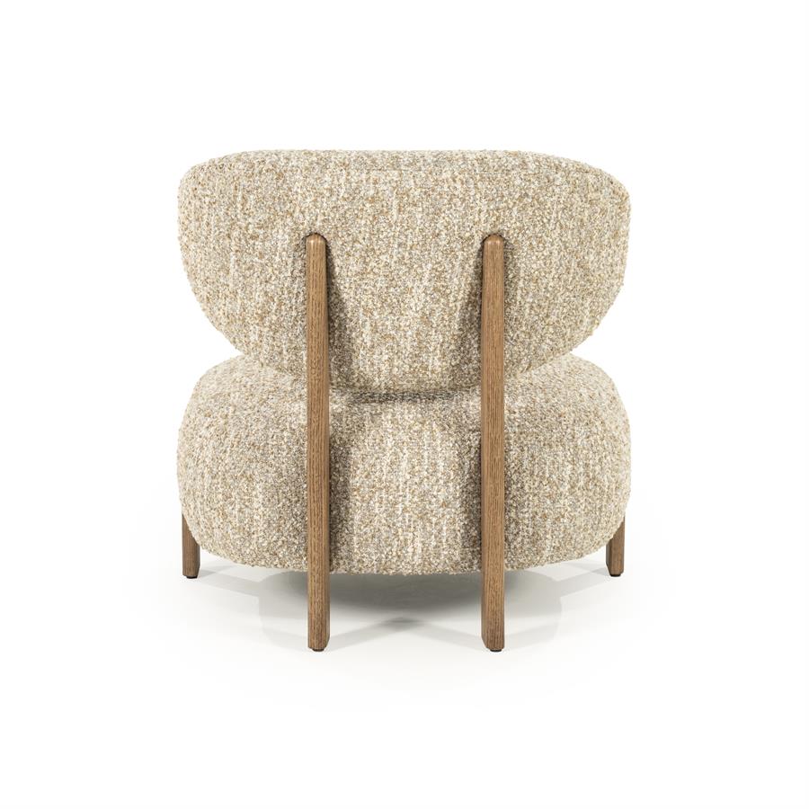 Armchair Reza brown - beige Bay