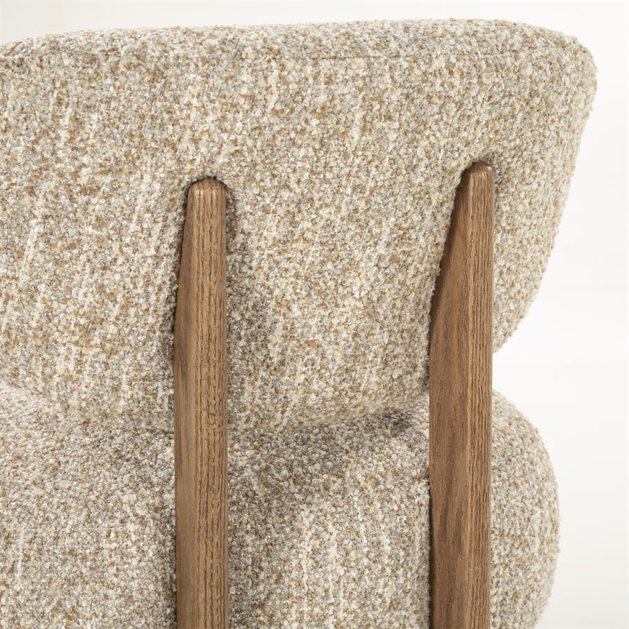 Armchair Reza brown - beige Bay