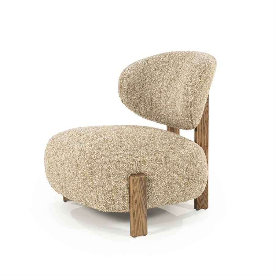 Armchair Reza brown - beige Bay
