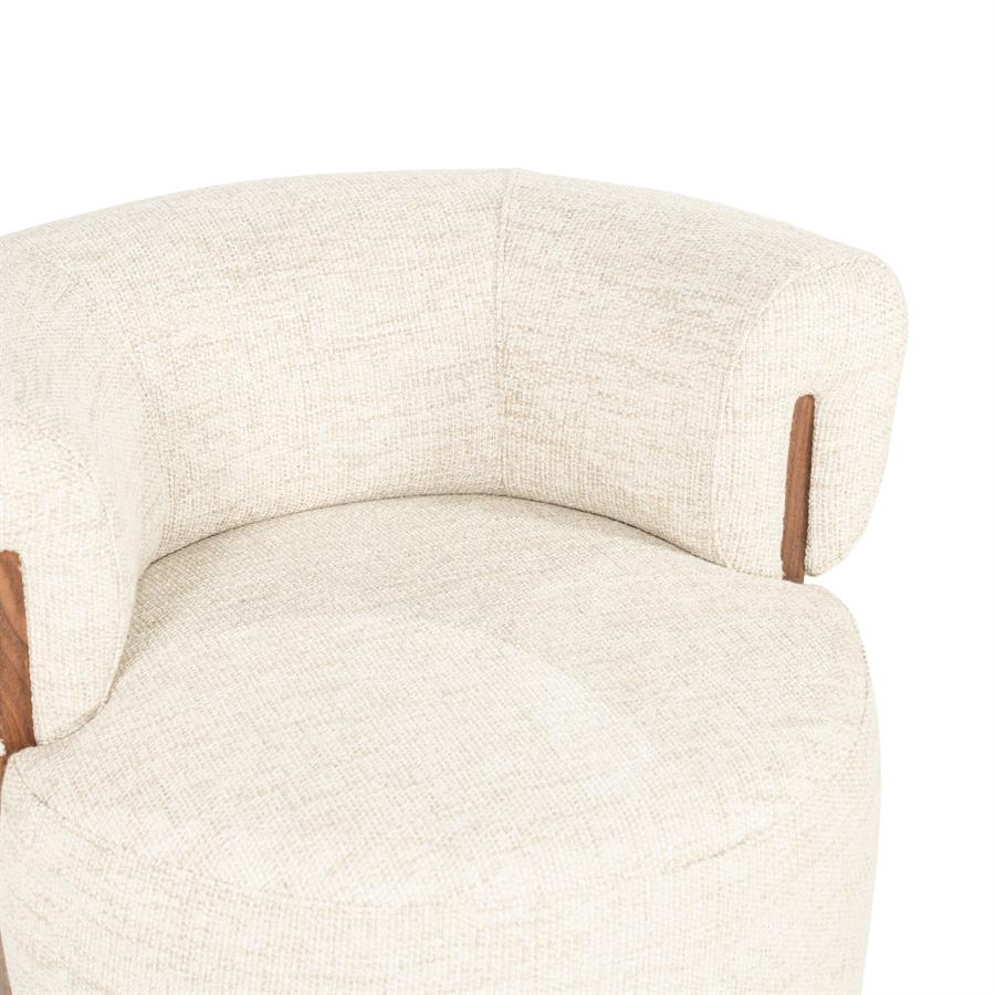 Armchair Nila brown - beige Vanu