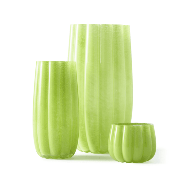 Melon üveg váza 38cm