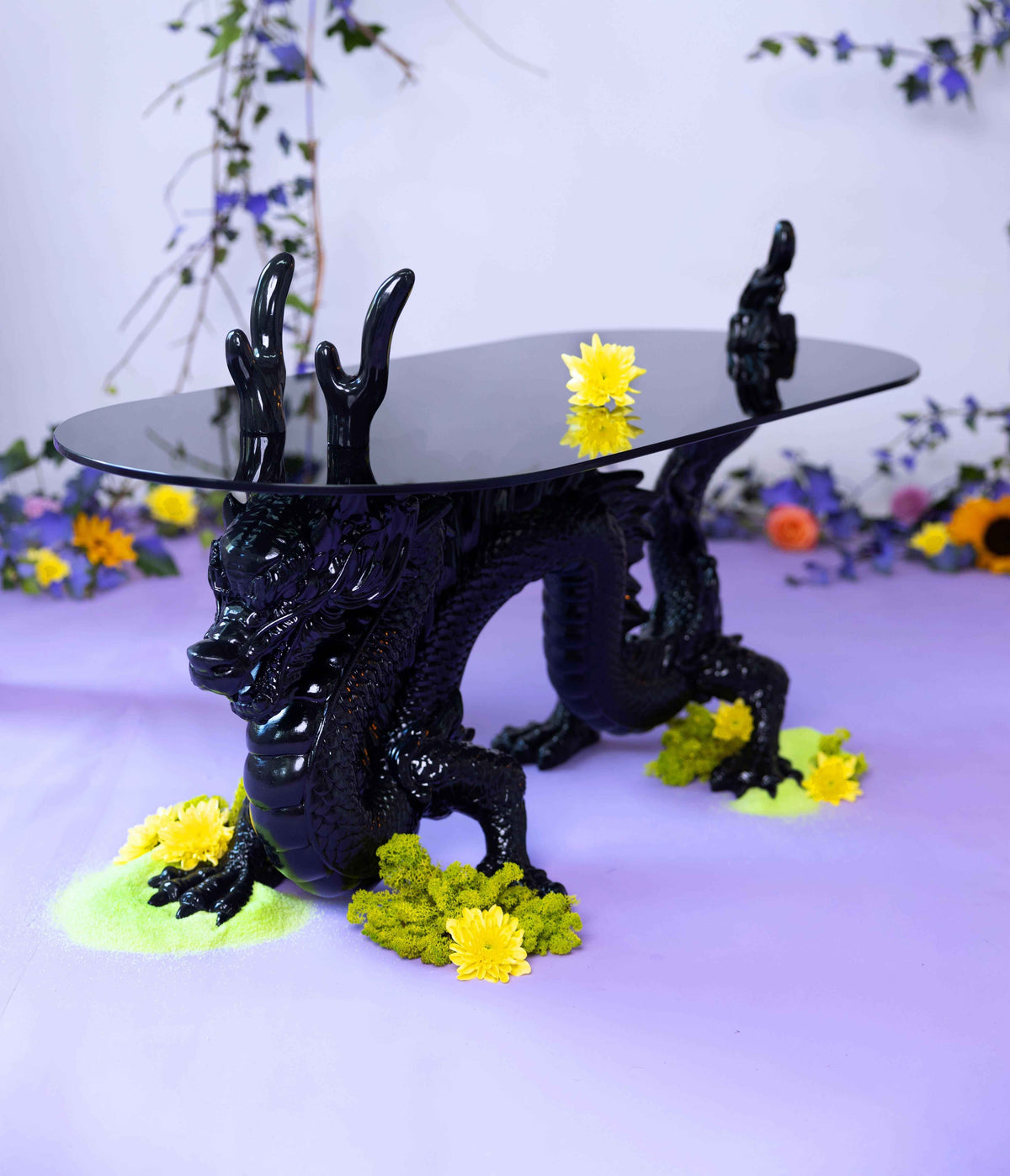 Dragonized Bastard műgyanta dohányzóasztal