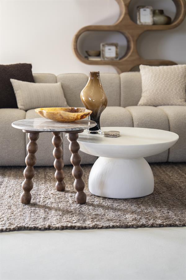 Coffee table Canto small - off white