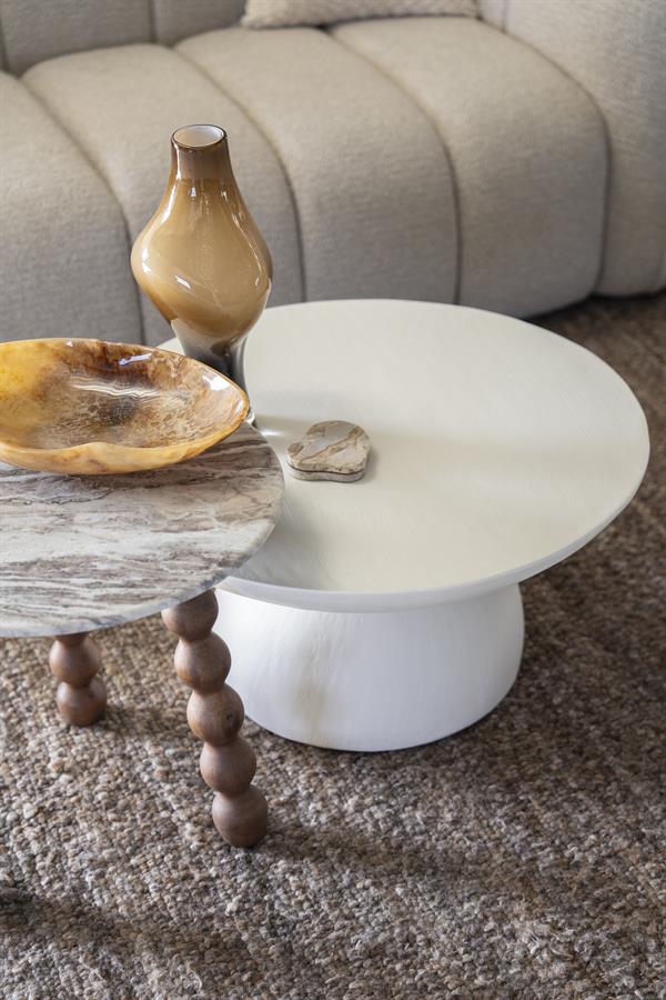 Coffee table Canto small - off white