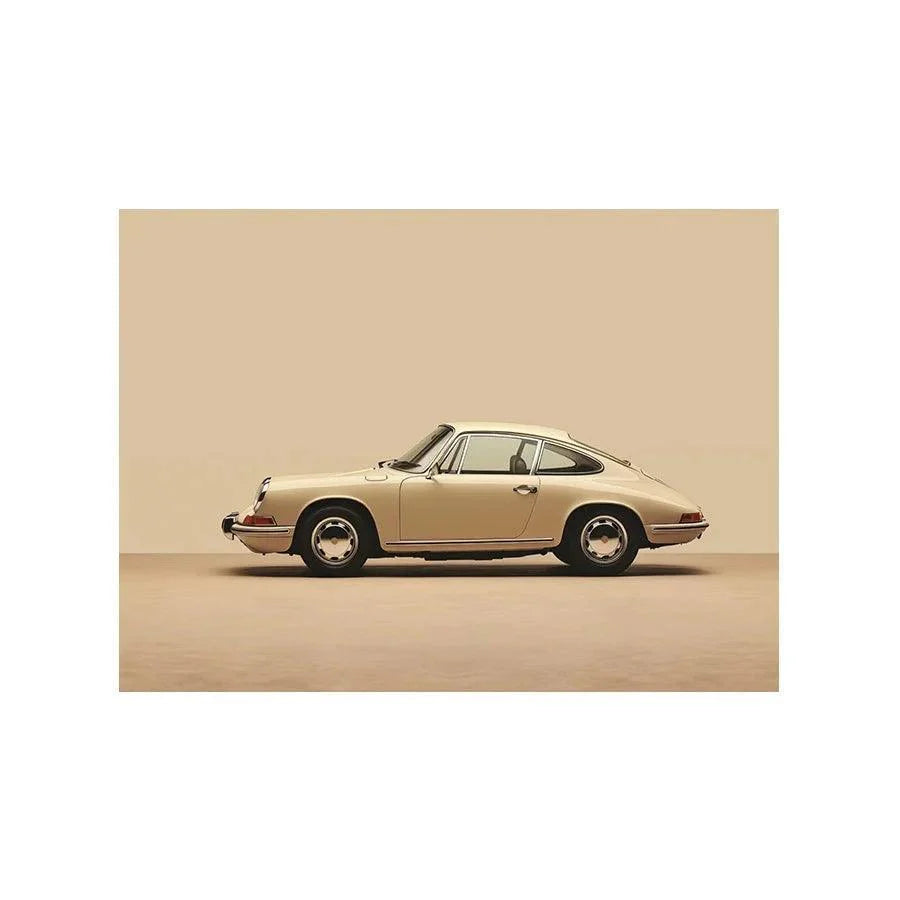 Vintage Porsche Beige dizájn vászonkép