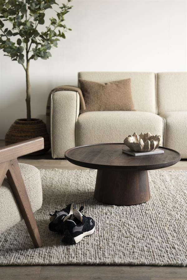 Coffee table Ron 80x32 - brown