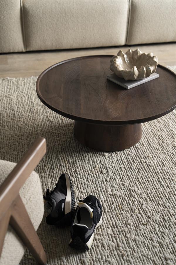 Coffee table Ron 80x32 - brown