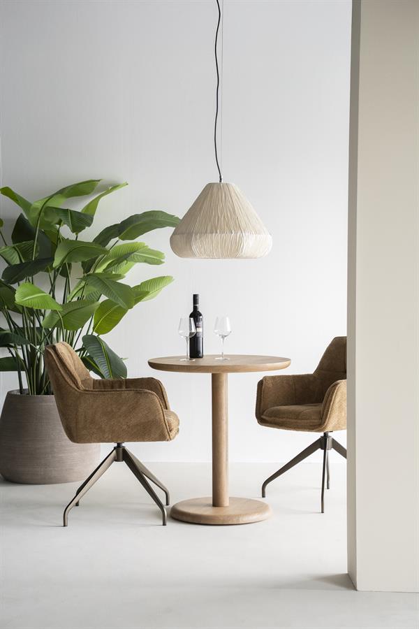 Bistro table Florent round - natural