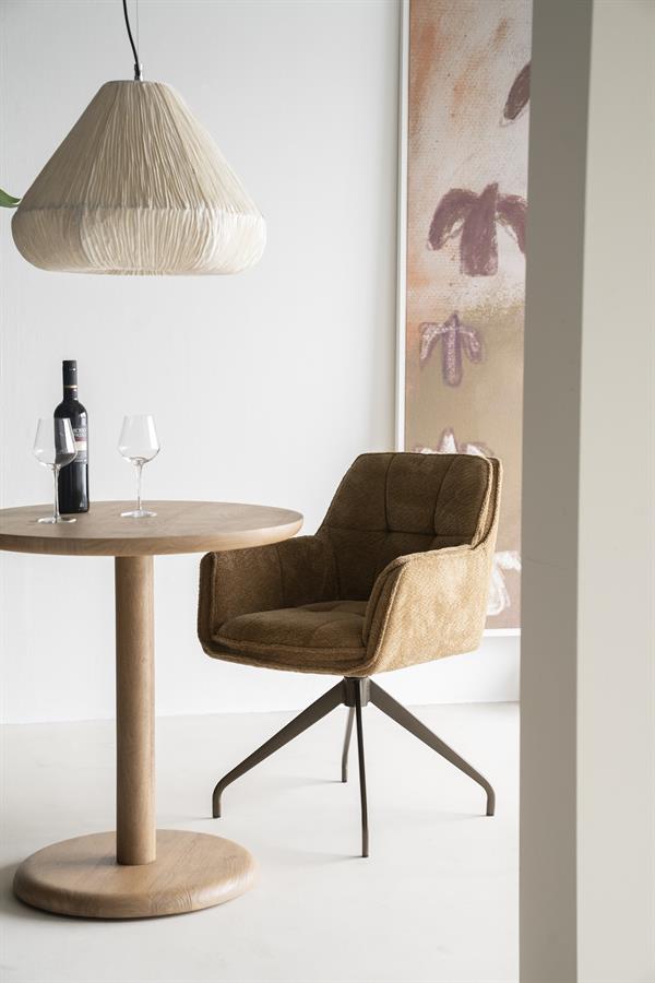Bistro table Florent round - natural
