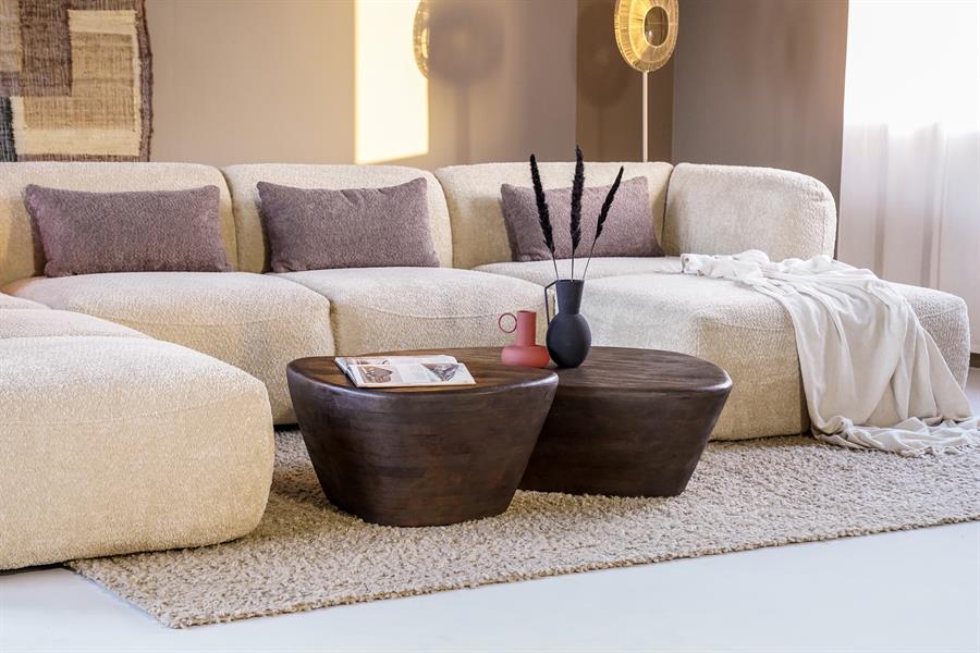 Coffee table Mila 70x53x35 - black