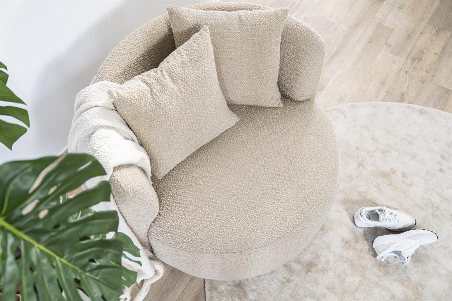 Lounge chair Louis - beige Spark