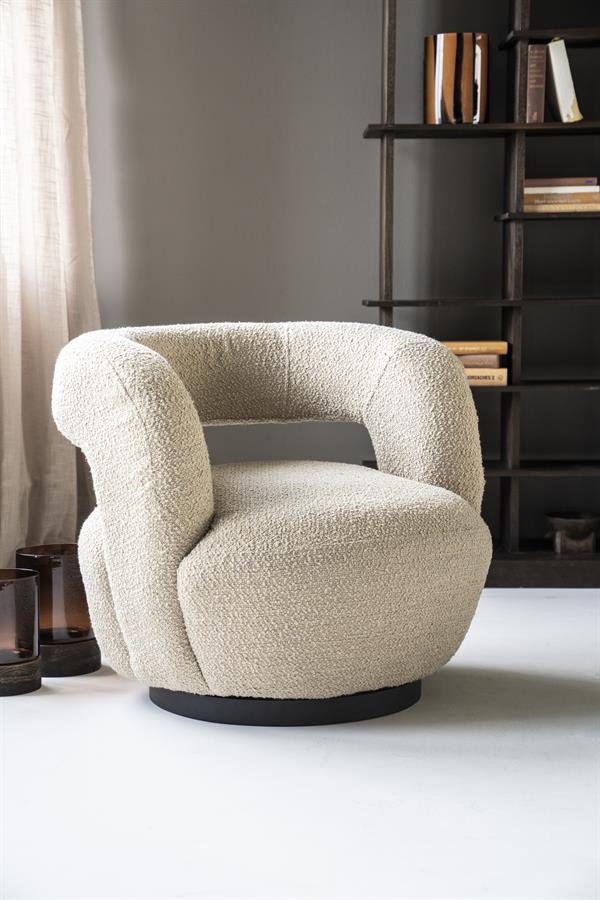 Lounge chair Sharon - beige Spark