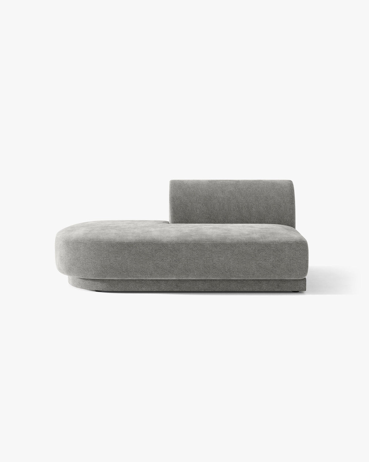 Miley chenille chaise longue kanapé, 2 személyes