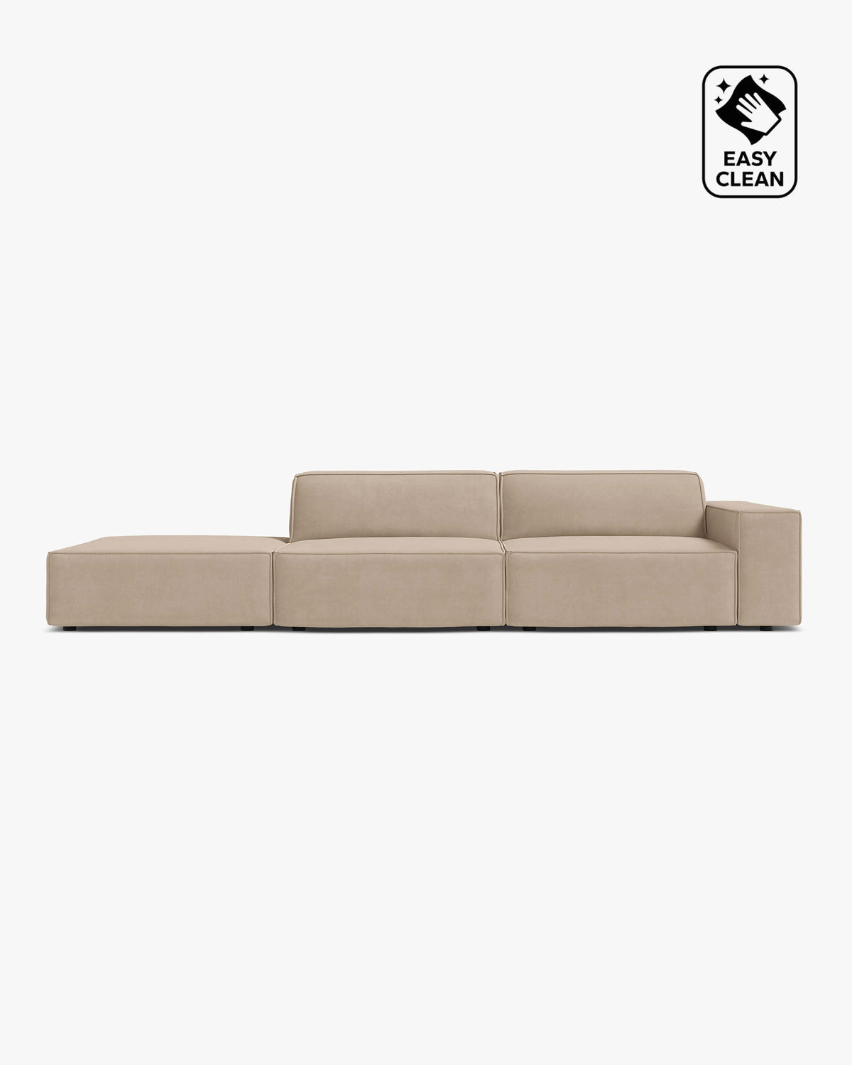 Jodie one side open sofa 3 seats
