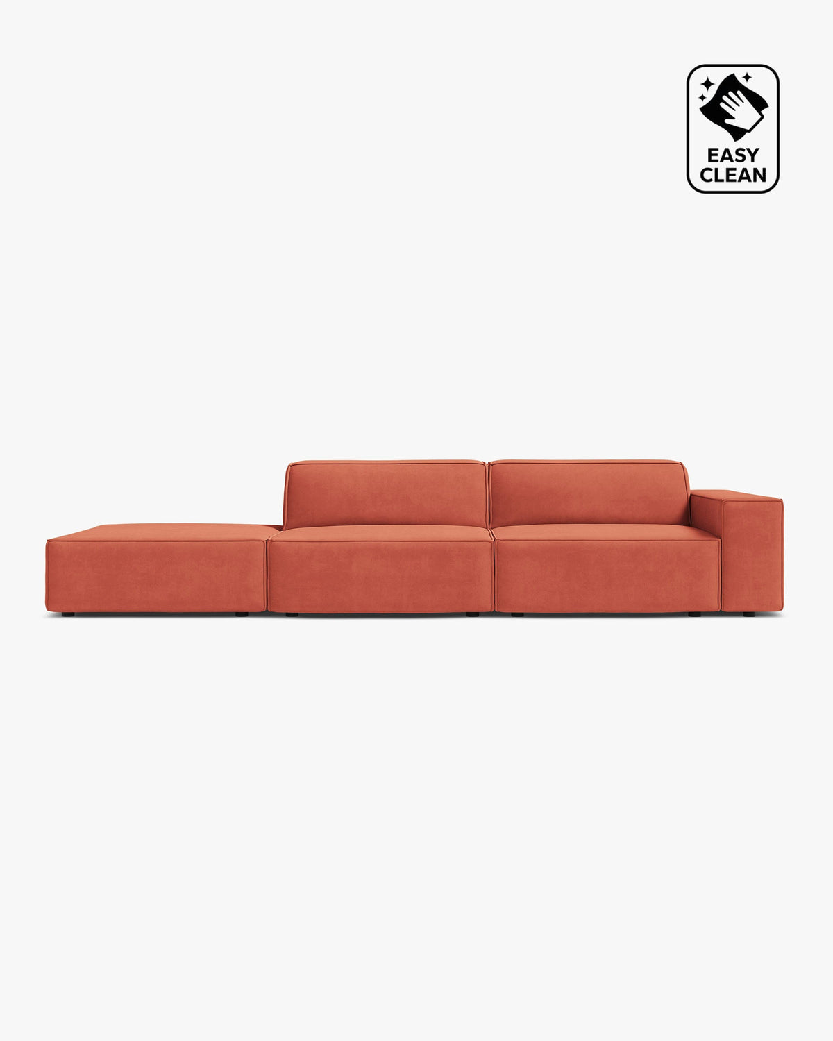 Jodie one side open sofa 3 seats