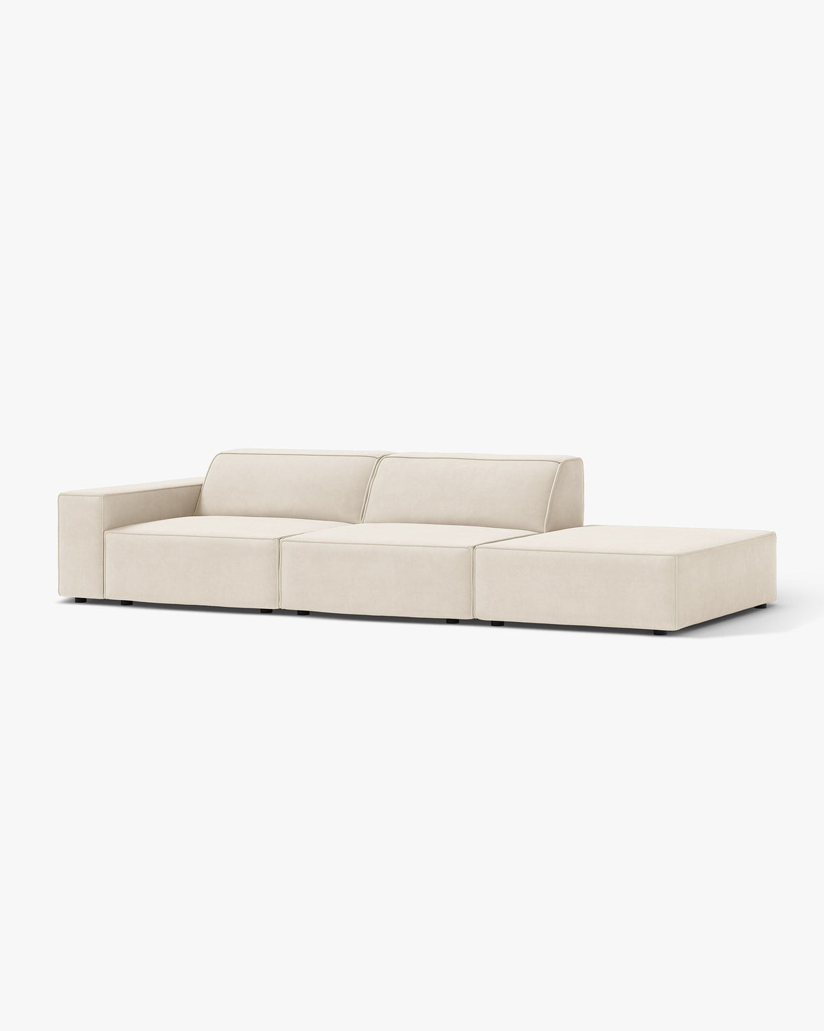 Jodie one side open sofa 3 seats