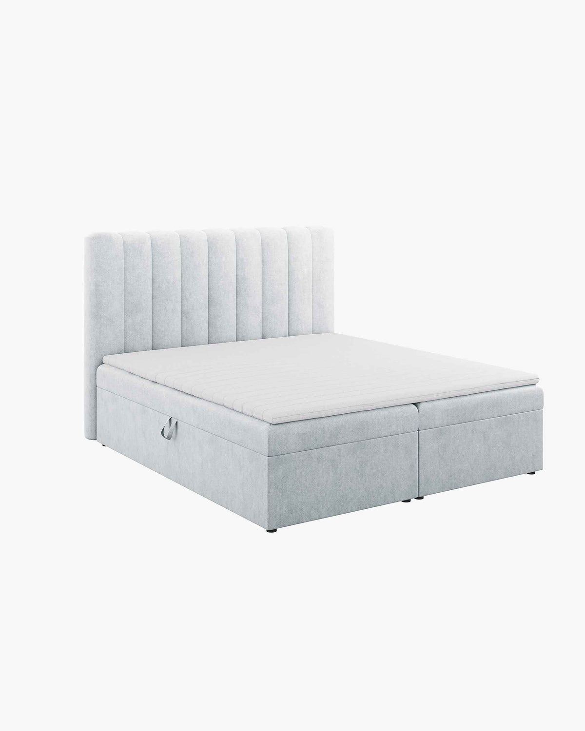 Kelp boxspring ágyszett: fejtámla + rugós aljzat/matrac + matracvédő