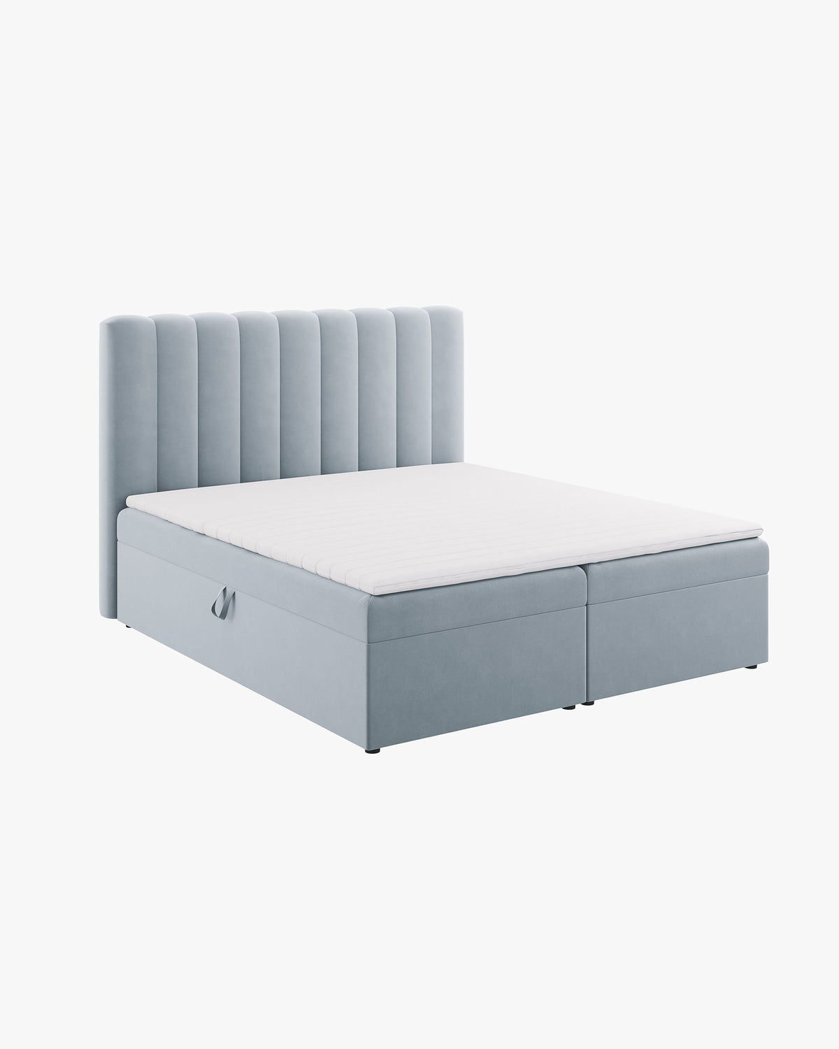 Kelp boxspring ágyszett: fejtámla + rugós aljzat/matrac + matracvédő