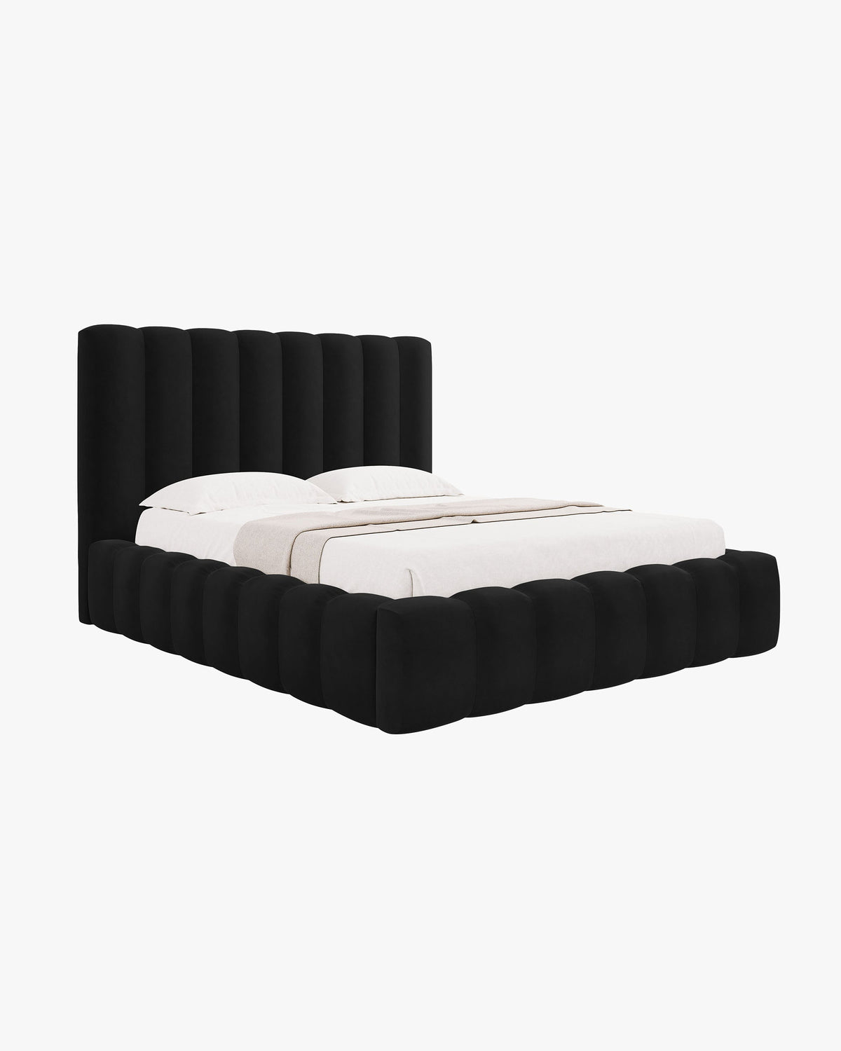 Tárolóágyas franciaágy fejtámlával
