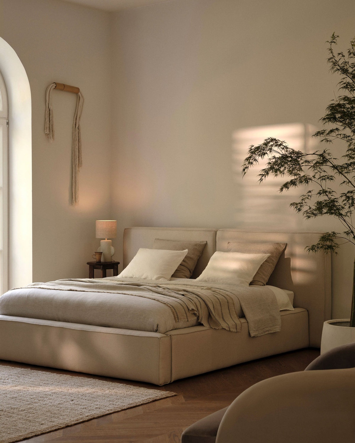 Jodie storage bed with headboard