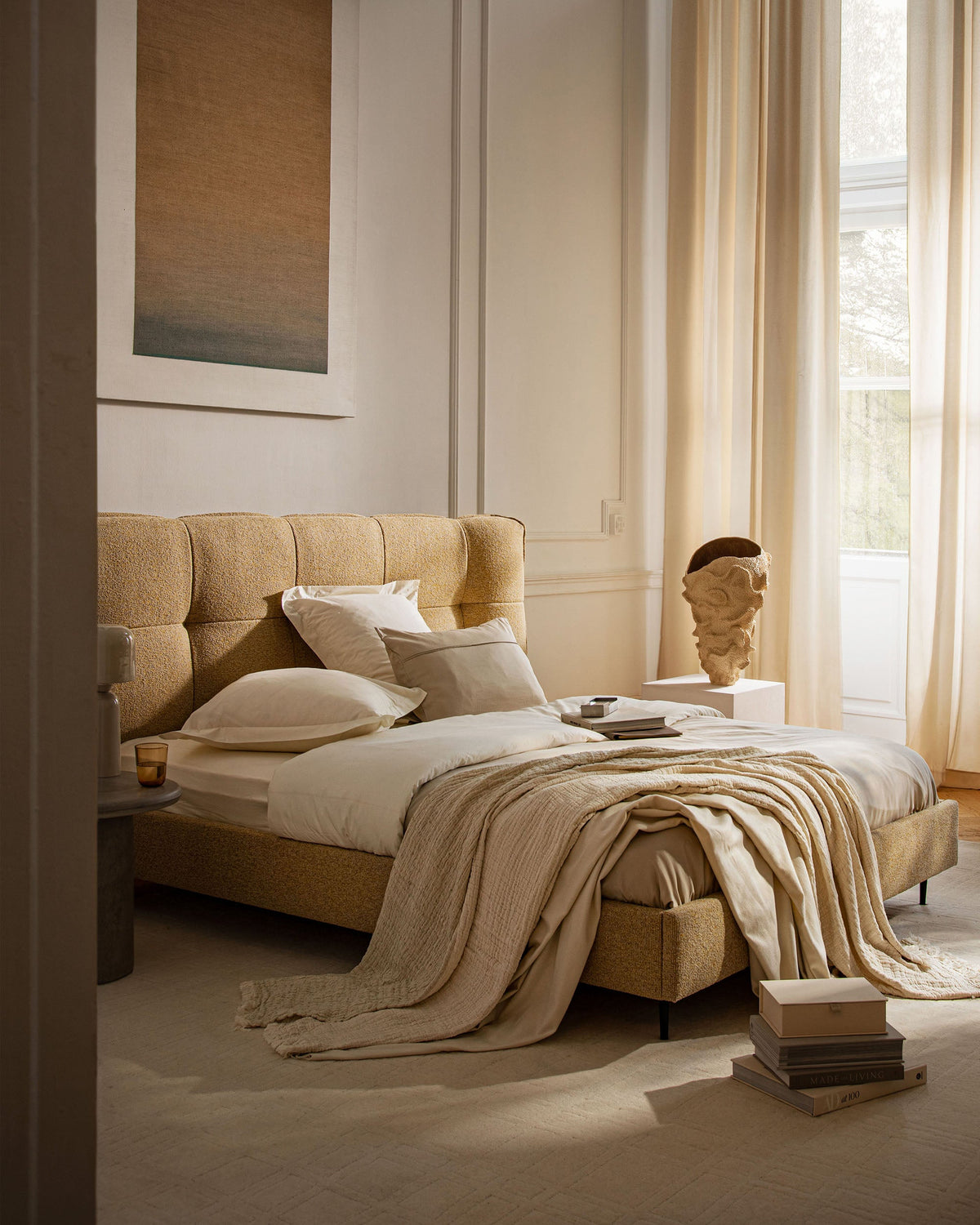 Eric ágy fejtámlával